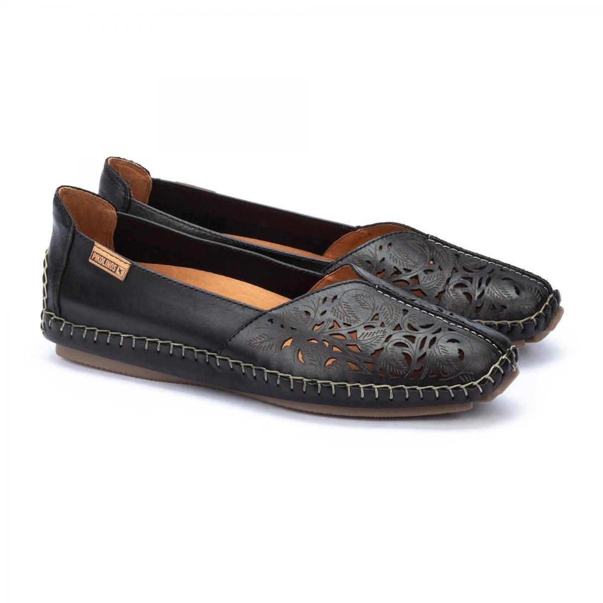 피콜리노스 펀칭레더 유니크 플렉서블 로퍼 JEREZ 578-4976 BLACK - 상세 이미지 2