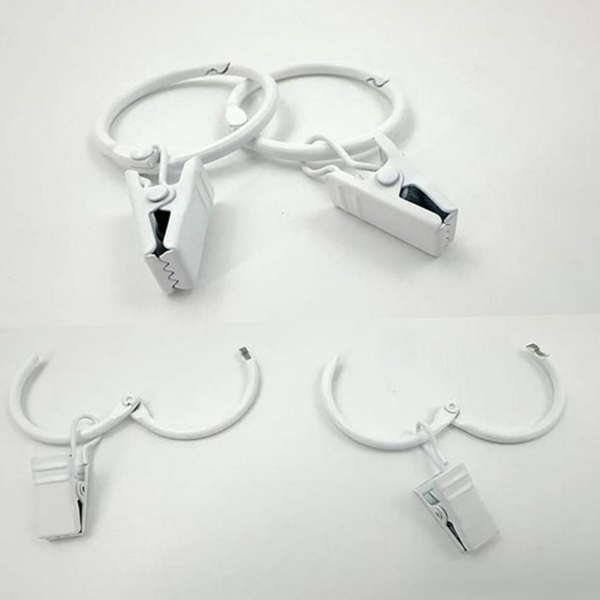 오픈형 커튼 집게 링 고리 커튼 링 부자재 걸이