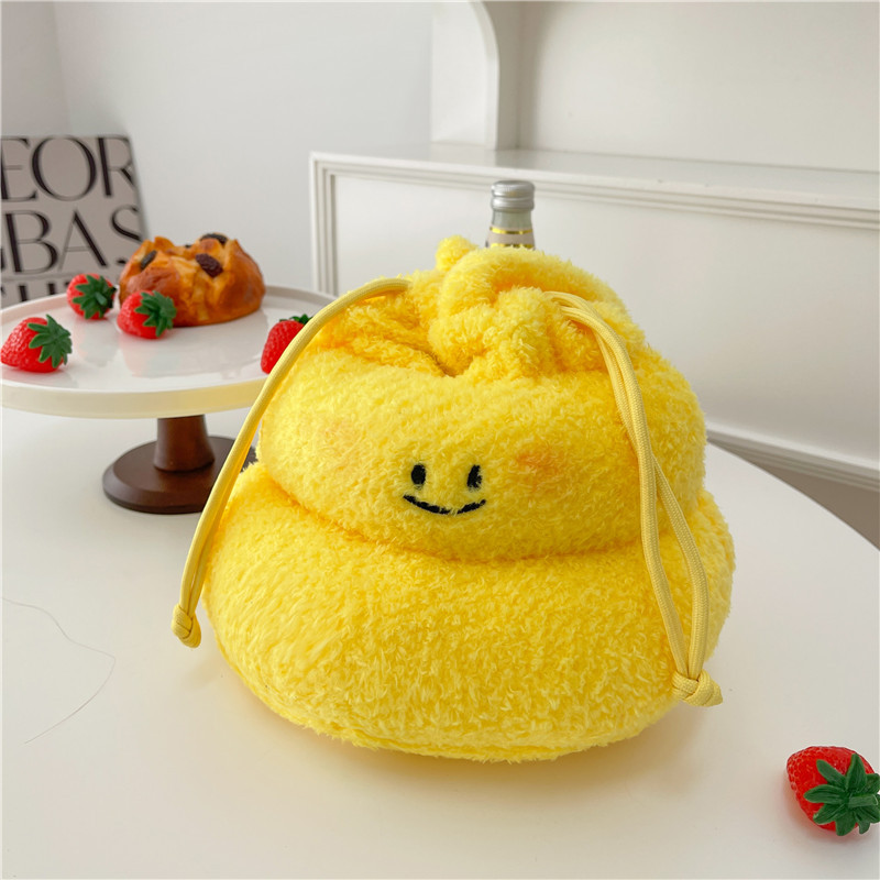 귀요미 똥 모양 미니 가방 복조리 인싸템 플러피 데일리 친구 생일 선물 쓸데없는 웃긴 가방 이미지 8