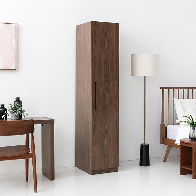 미란스 1문 옷장 WA261R 396x515x1940mm, 1단, 브라운 8225.7314 - 상세 이미지 4