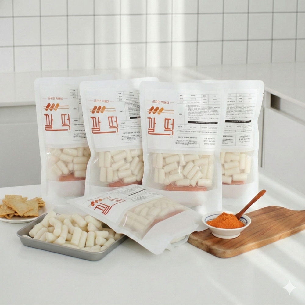 깔끔한떡볶이 깔떡 5개세트(총10인분)맛있는 밀키트 간식 안주 캠핑요리 - 상품 이미지