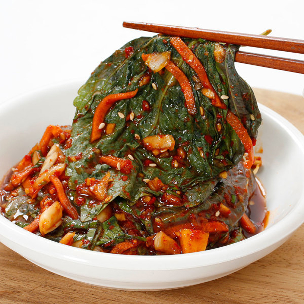 깻잎장아찌 생 깻잎김치 양념 무침 깻잎지 500g - 상품 이미지