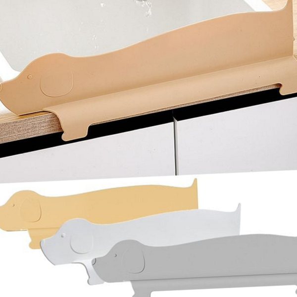 흡착식 싱크대 물막이 강아지 주방 물막이 실리콘 설거지 가림막 물튀김