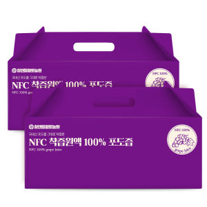 [국산 상주] 참앤들황토농원 NFC 착즙원액 100% 포도즙 30포, 2... 맛있게 먹은 솔직 후기 - 상품 이미지 1