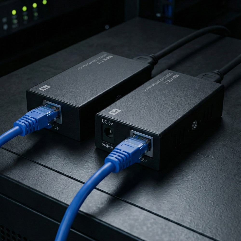 넥스트유 리파인 UL1 USB2.0 서포트 UTP 50M 거리 연장기 리피터 - 상세 이미지 5