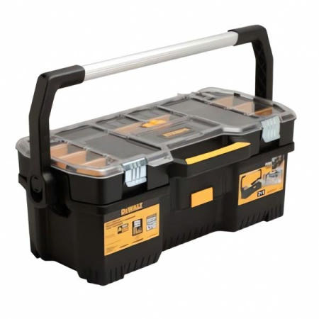 자사 협력업체 디월트 토트형 공구함 DWST24075 24인치 공구 박스 세트 이동식 함 작업 수납