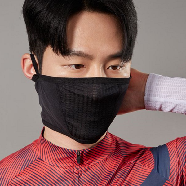 흡한속건 스포츠 마스크 메쉬 자외선 차단 마스크 냉감 등산 - 상품 이미지
