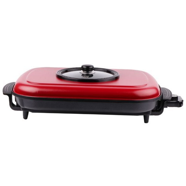 간편 대형 전기 후라이팬 로스 전기 그릴 캠핑 구이 전골