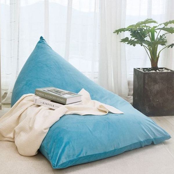 1인용 1인 빈백 소파 극세사 모찌 빈백 소파 좌식 캠핑