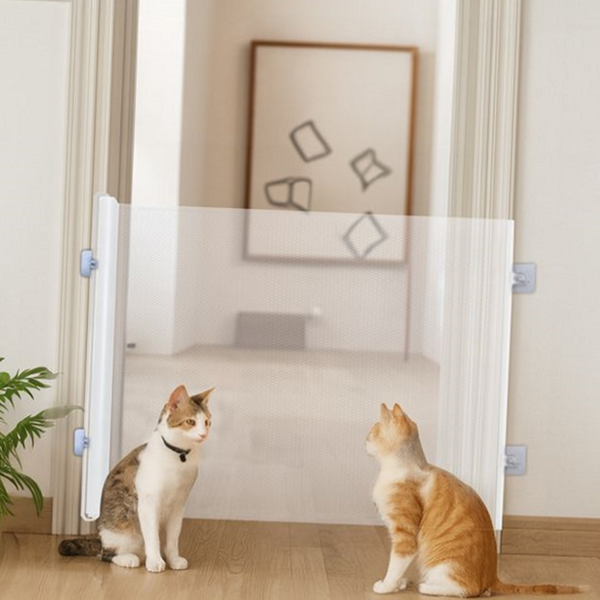 반려동물 강아지 안전 문 슬라이드 고양이 안전 문 베란다 펜스