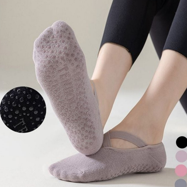 발레핏 논슬립 요가 양말 발가락 논슬립 필라테스 양말 여성 운동 - 상품 이미지
