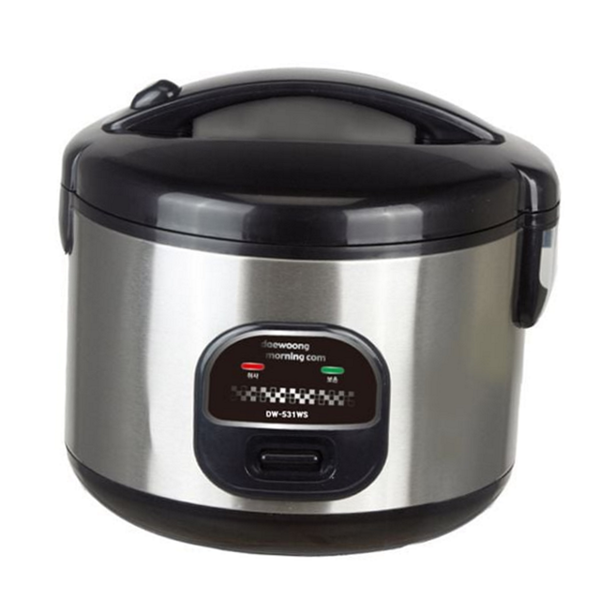 모닝컴 보온 밥솥 531 5인용 전기 밥솥 6인용 스테인리스