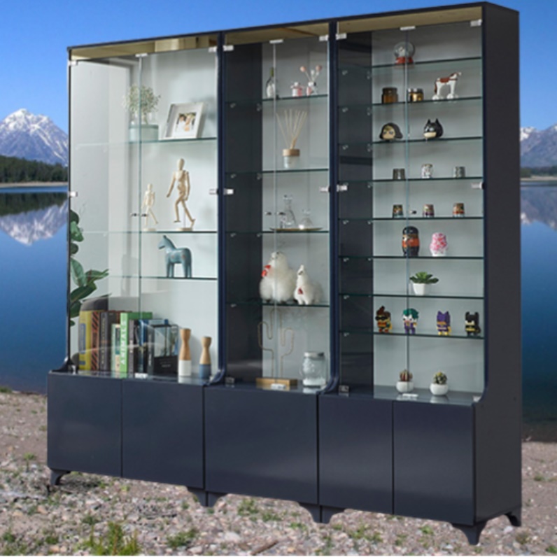 유리문 장식장 5단 진열장 상패 트로피장 굿즈 장식장
