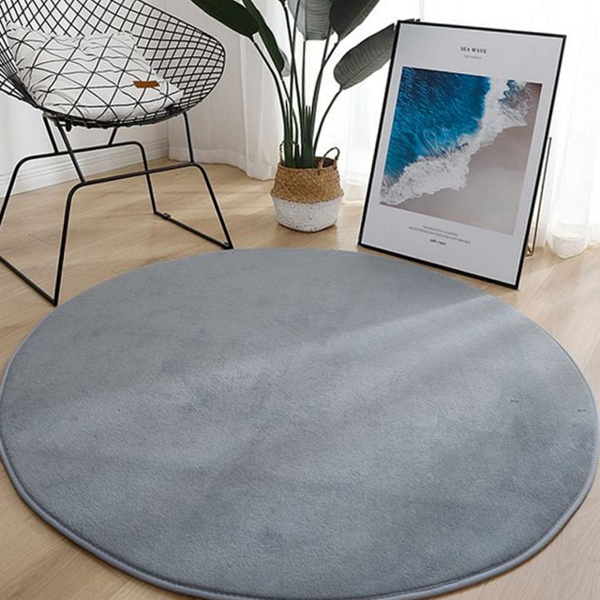 북유럽풍 거실 원형 러그 모던 침실 원형 러그 논슬립 카페트