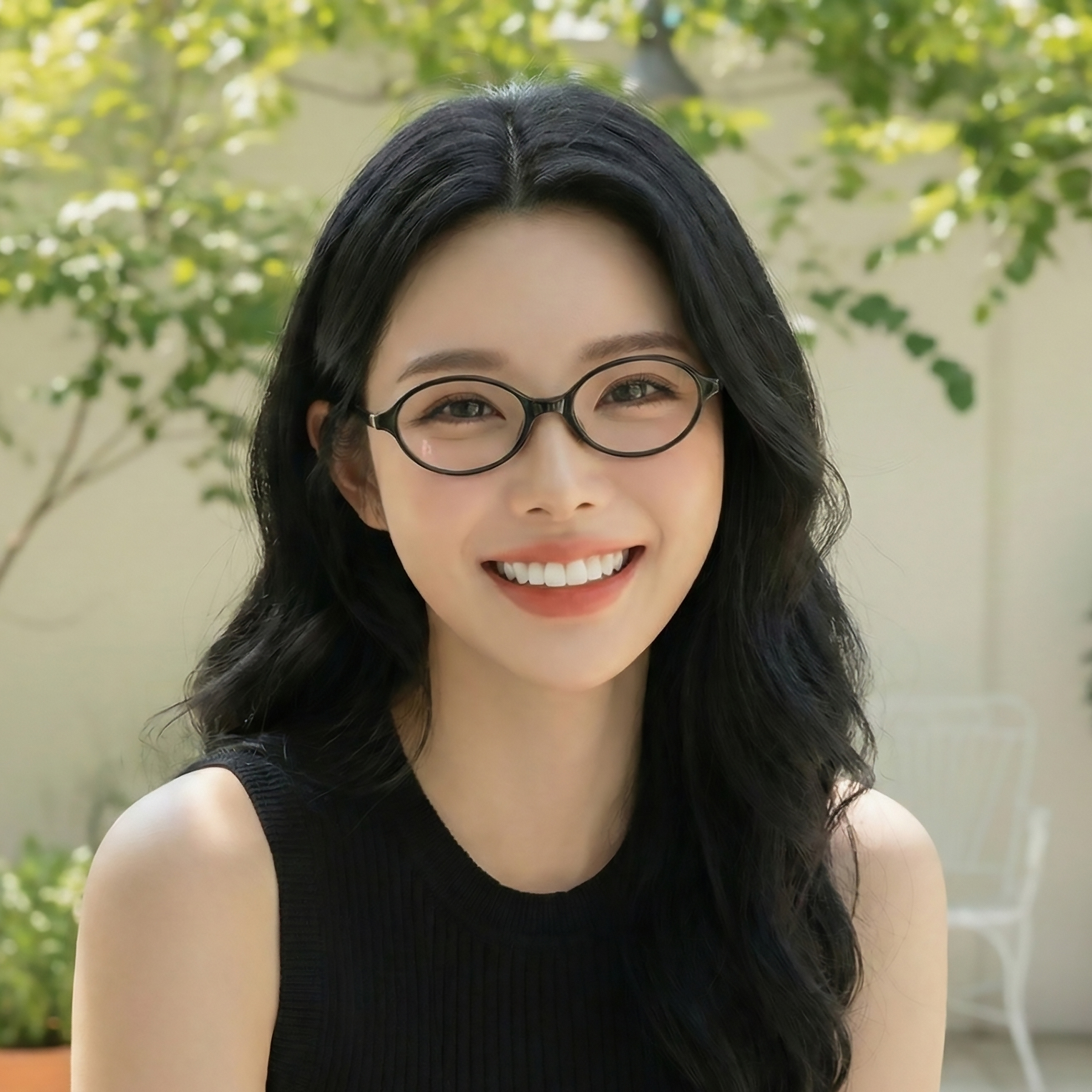 긱시크안경 블루라이트차단 오벌형 얇은 뿔테안경 호피 노안 가벼운 여자안경테 빛번짐