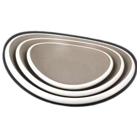 DS-38032 아치형샐러드접시 그릇 한정식 돌산 DS-31078