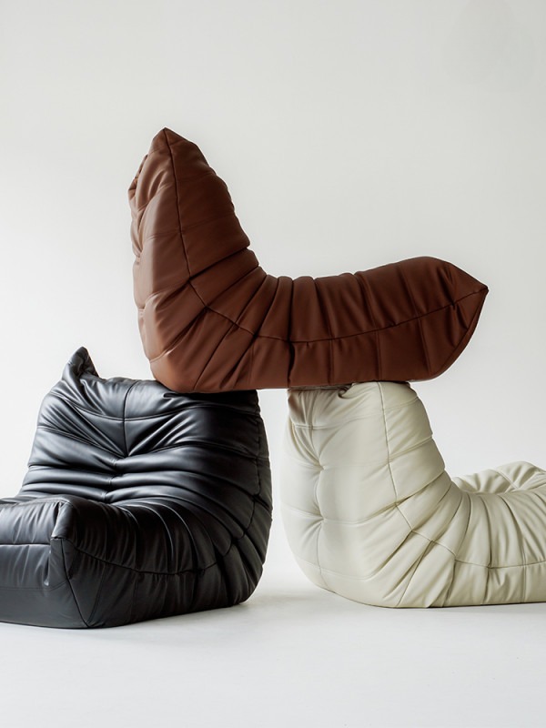 1인용 좌식 소파 빈백 라운지체어 패브릭 싱글시트 올리브