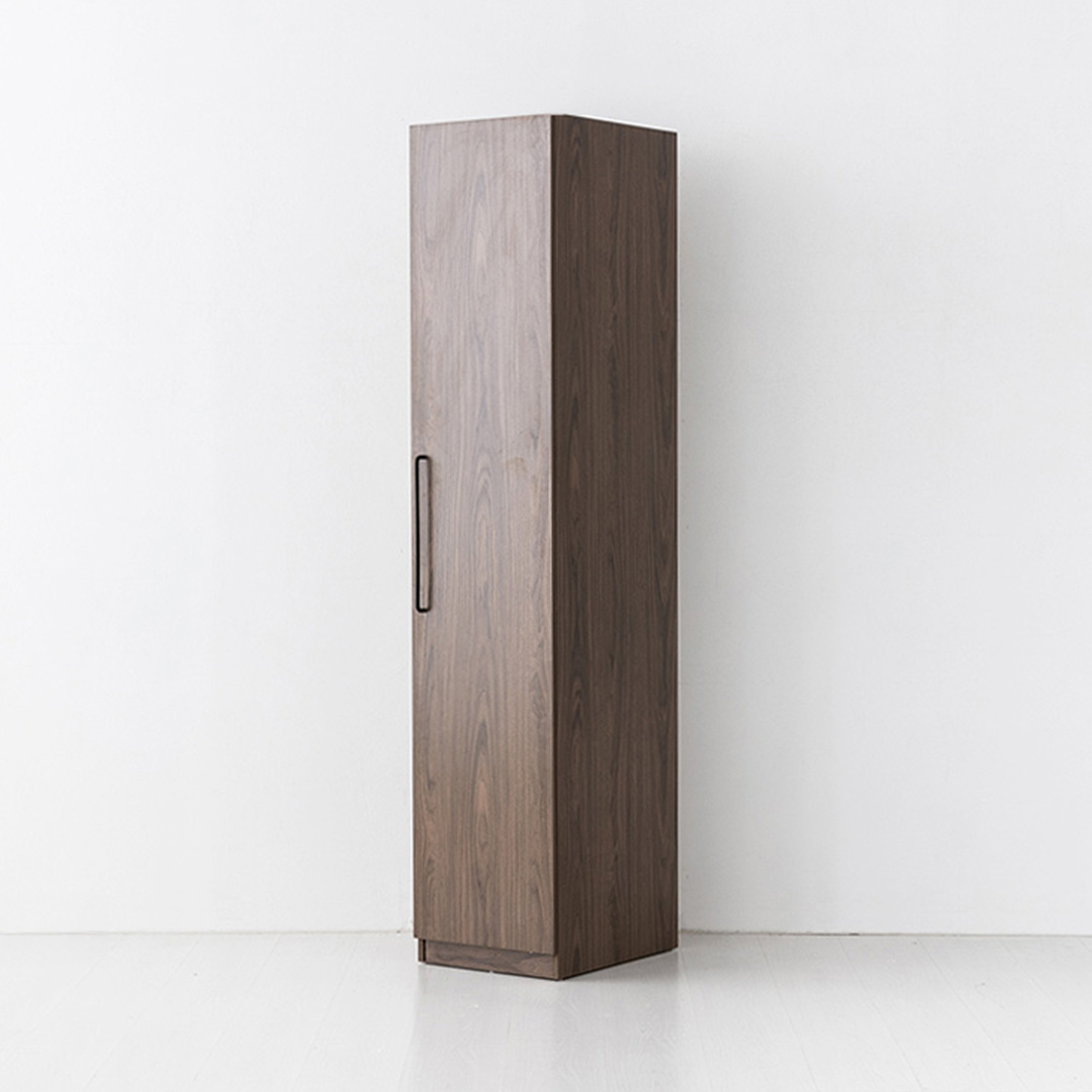 미란스 1문 옷장 WA261R 396x515x1940mm, 1단, 브라운 8225.7314 - 상세 이미지 2