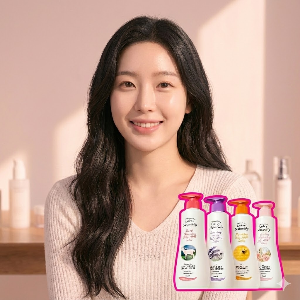 레이비 산양유 바디로션 350ml + 350ml 퍼퓸 라벤더 로얄젤리 런던로즈 - 메인 이미지