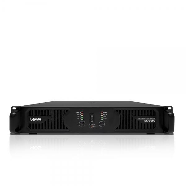 모스 MOS SA-3000 1000W x 2채널 8옴 고음질 파워앰프 강당용 공연용 - 상세 이미지 2