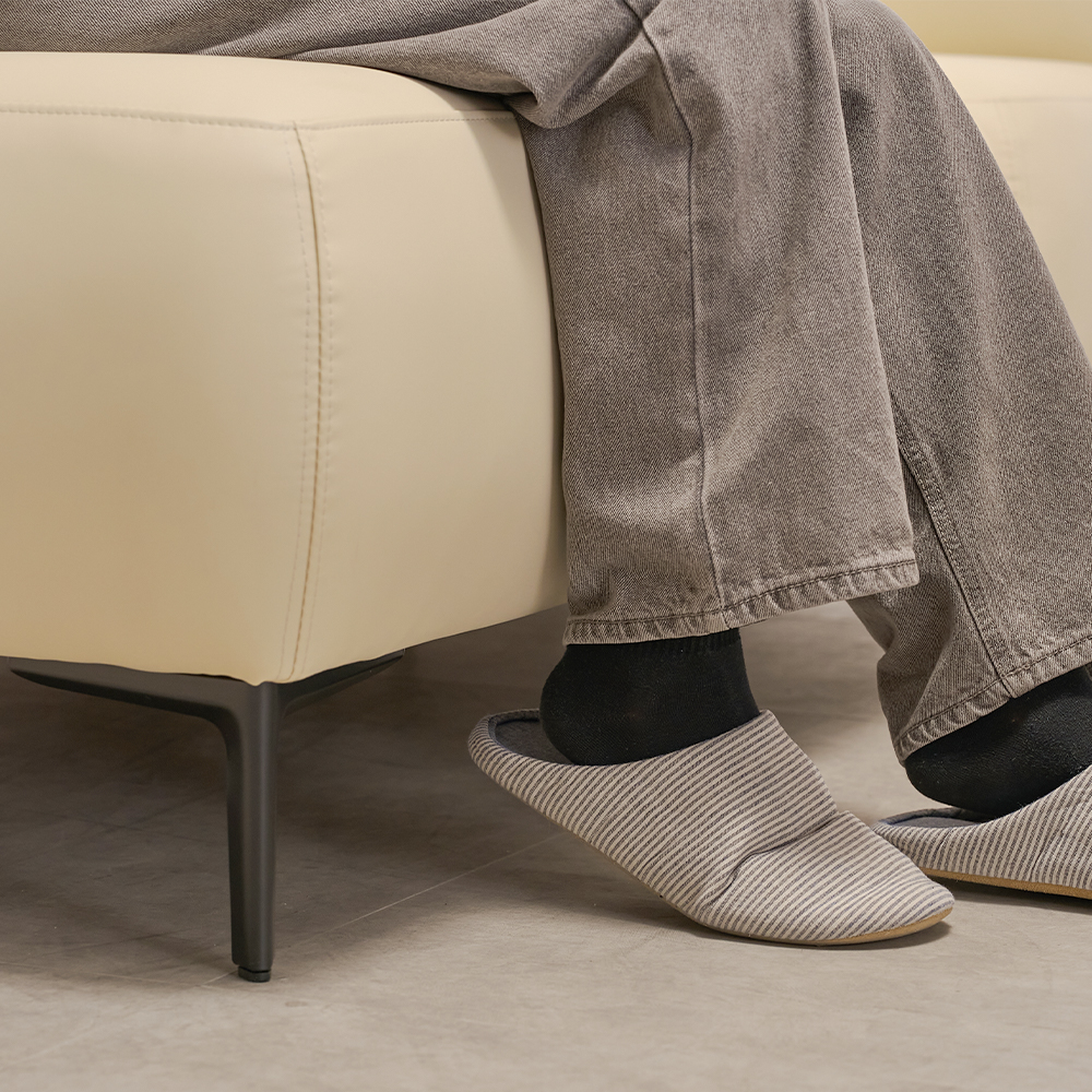 모듈형 미니 원룸 소파 실리콘 가죽 폭좁은쇼파 피콕 아이보리, 2인용