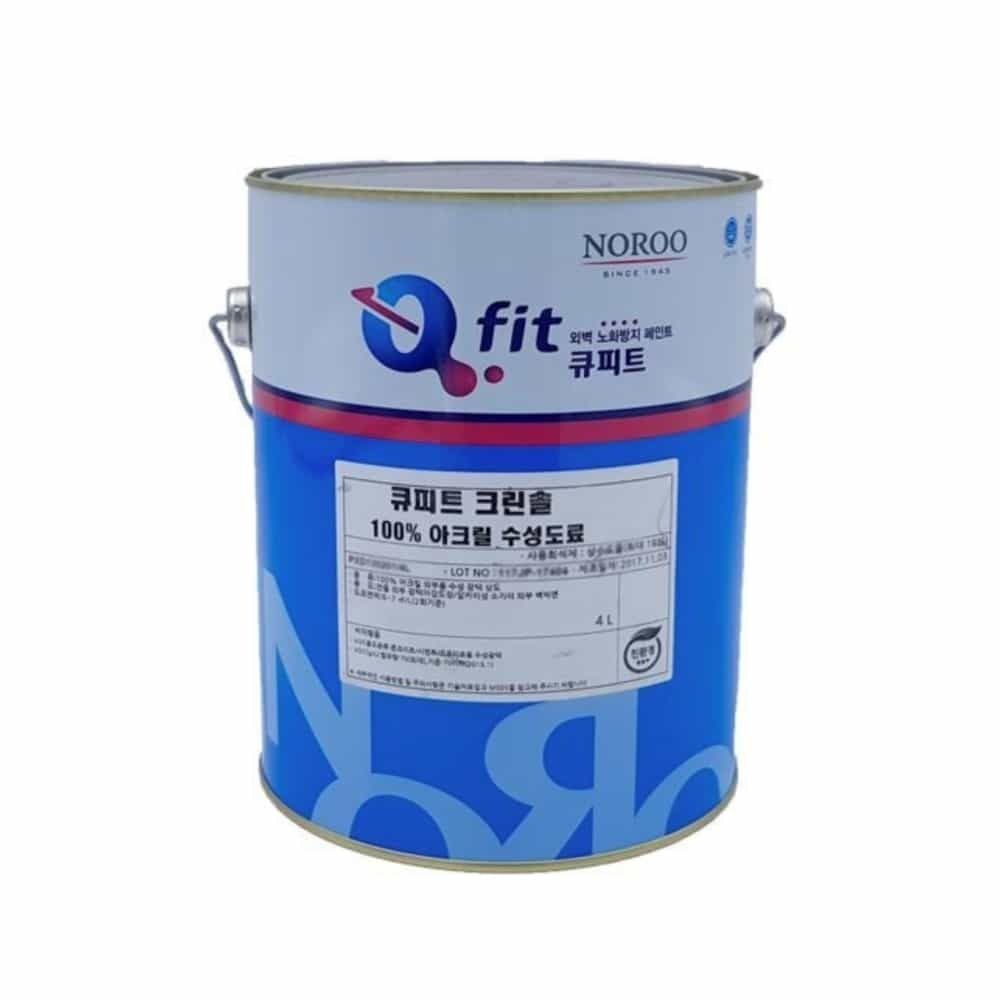 큐피트 크린솔 외부용 4L 건물외벽페인트 외벽페인트 - 상품 이미지