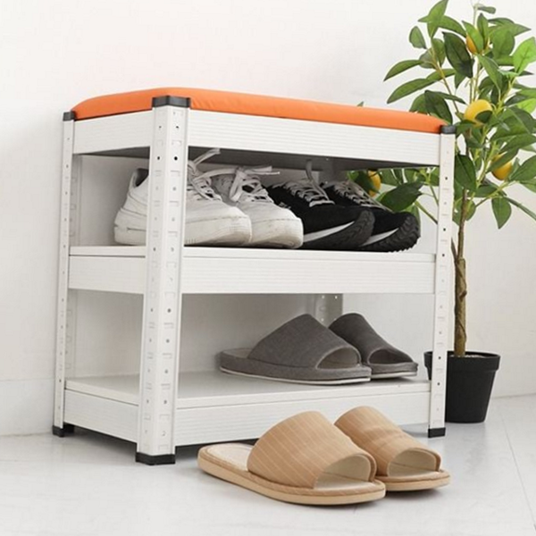 다용도 현관 신발장 의자 벤치형 현관 벤치 수납장 선반 정리