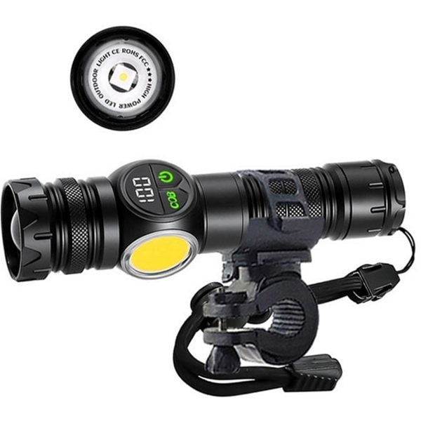 다용도 led 손전등 휴대용 충전식 손전등 레저 캠핑 - 상품 이미지