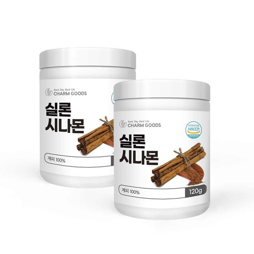 실론시나몬 계피 가루 파우더 스리랑카산 부드러운 향미 120g, 2개 - 상품 이미지