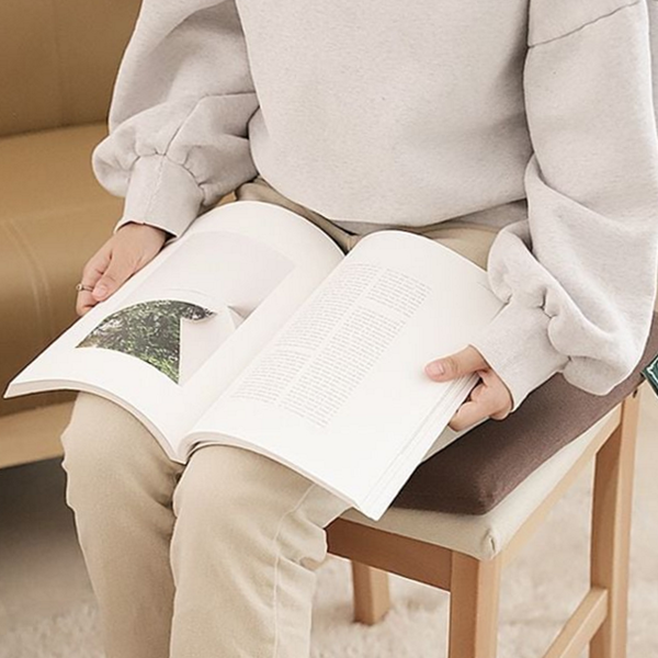 푹신한 메모리 폼 사각 방석 학생용 사무실 의자 방석 수험생 - 상품 이미지