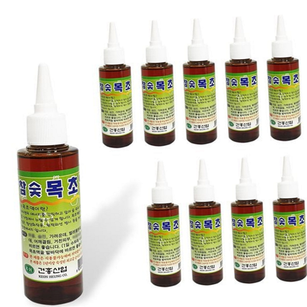 국산 참숯 목초액 순수 목초액 110ml 원액 세트 - 메인 이미지