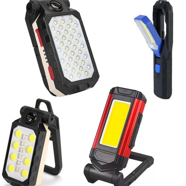 휴대용 led 손전등 마그네틱 cob led 랜턴 작업등 충전식 - 상품 이미지