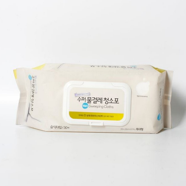 일회용 물걸레 청소포 다용도 습식 청소포 극세사 마루 바닥 타일 - 상품 이미지