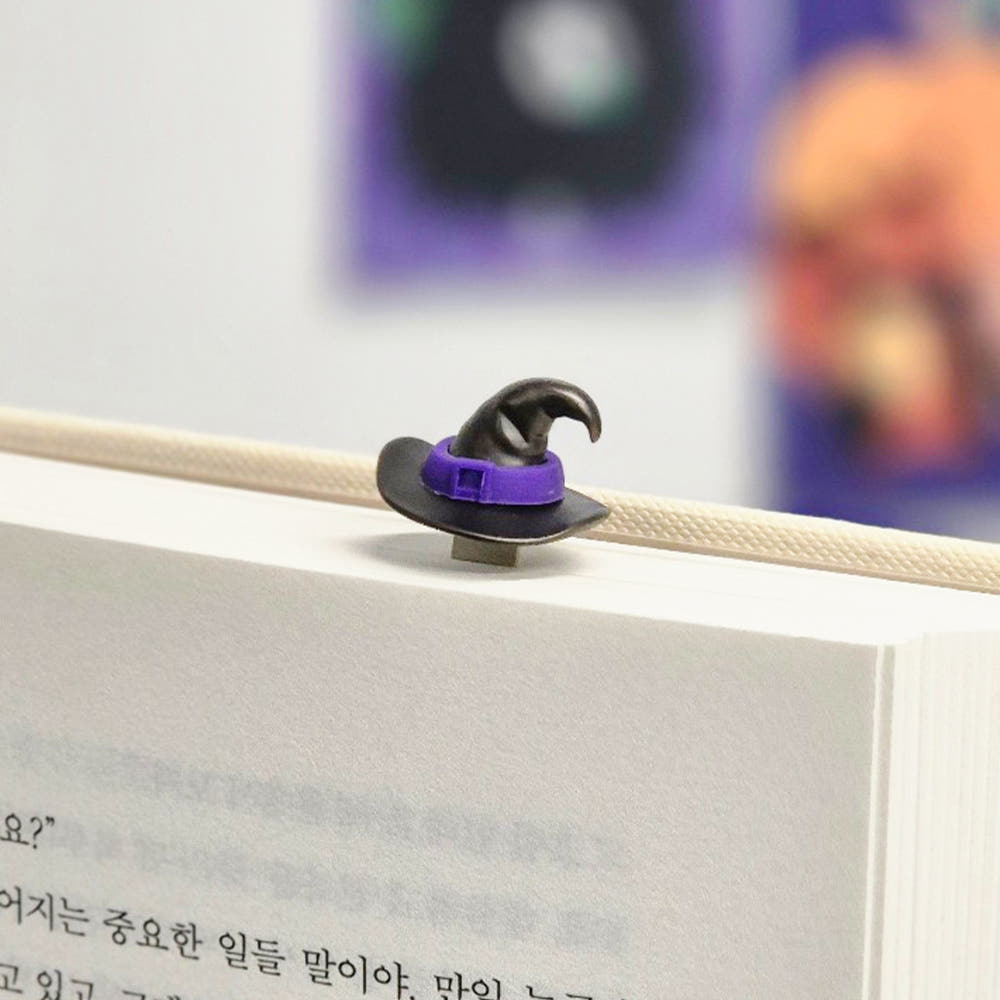 초클리 메타모포스 컬렉션 - 메탈 북마크 마법사 모자 - 상세 이미지 2