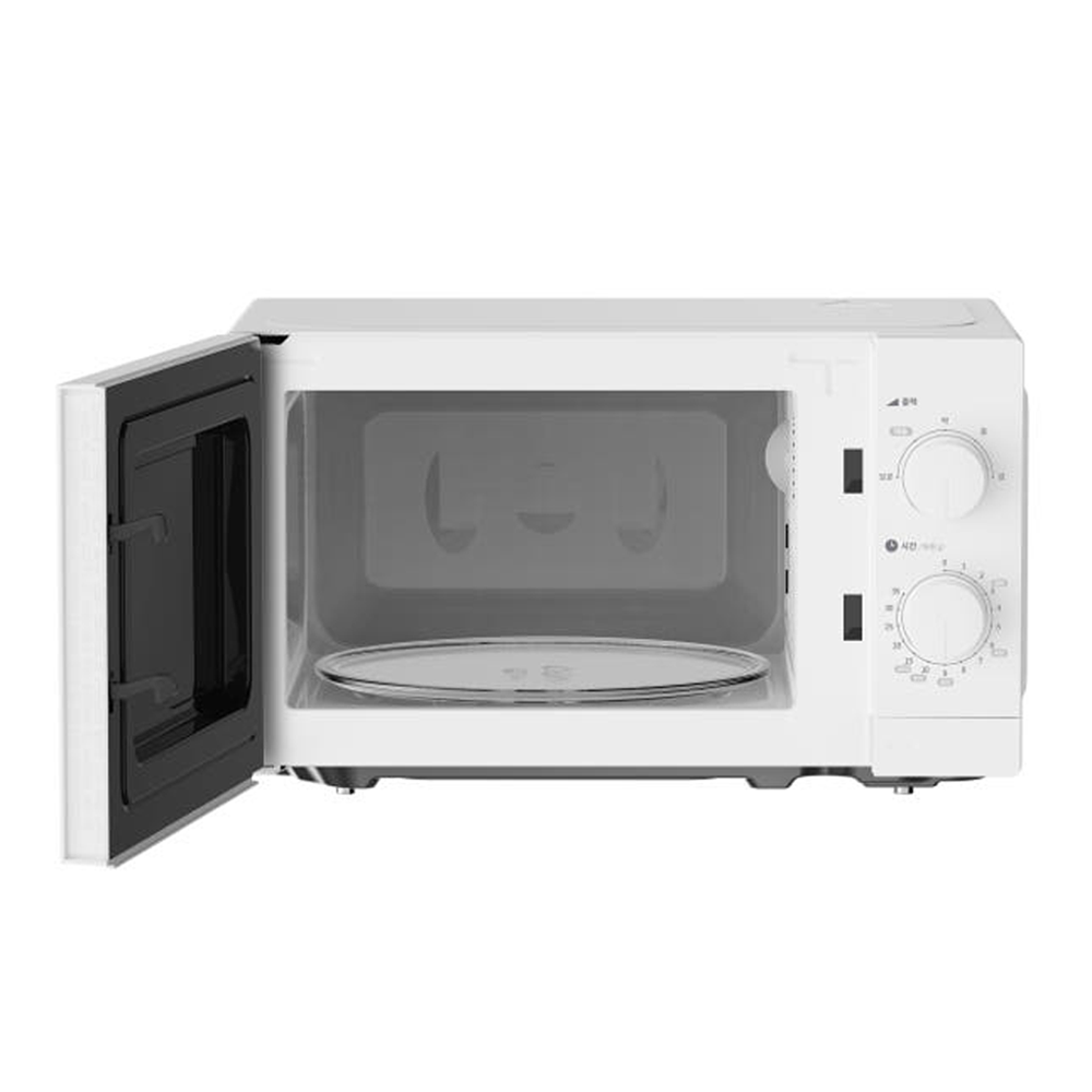 위니아 전자레인지 20L WKRM200BGWWM(A) 화이트 미니 소형 회전 원룸 전자렌지