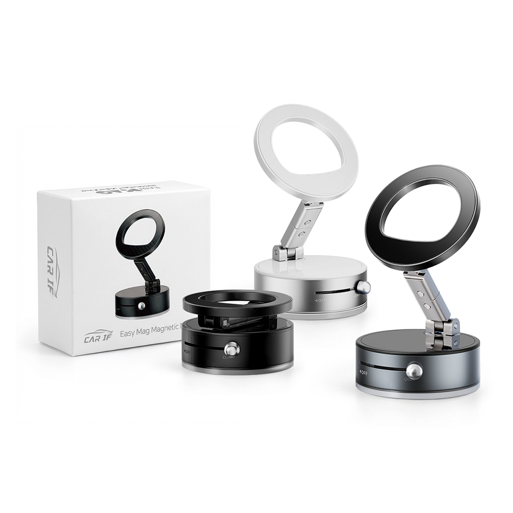 이지맥 원터치 맥세이프 거치대 차량용 360도회전 제품 이미지