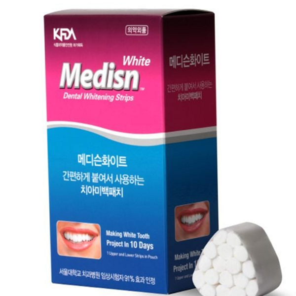셀프케어 화이트 치아 패치 관리 치아 화이트닝 패치 제품 세트 - 상품 이미지