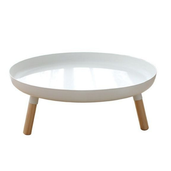 원형 미니 티테이블 사이드 미니 테이블 우드 간이