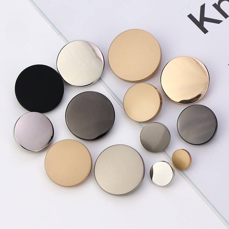 큰 골드 공예 블랙 6개 9mm 청바지 단추 30mm 셔츠 의류 금속 KD883 - 상품 이미지