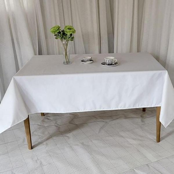 깔끔한 방수 식탁보 모던 방수 테이블보 화이트 4인 커버