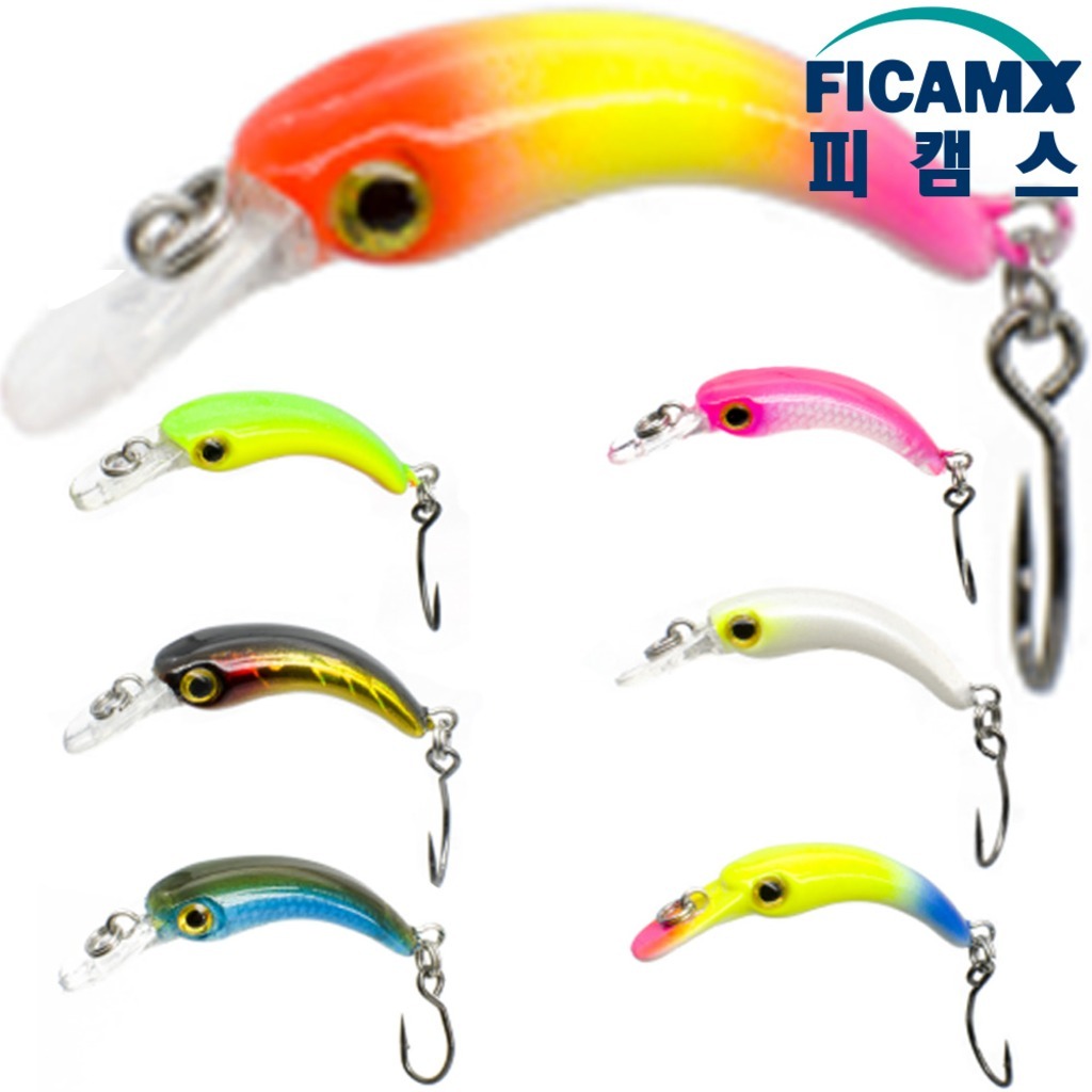 37mm 1.5g 배스 미노우 베스루어 꺽지 송어루어 플로팅 미노우 - 상품 이미지