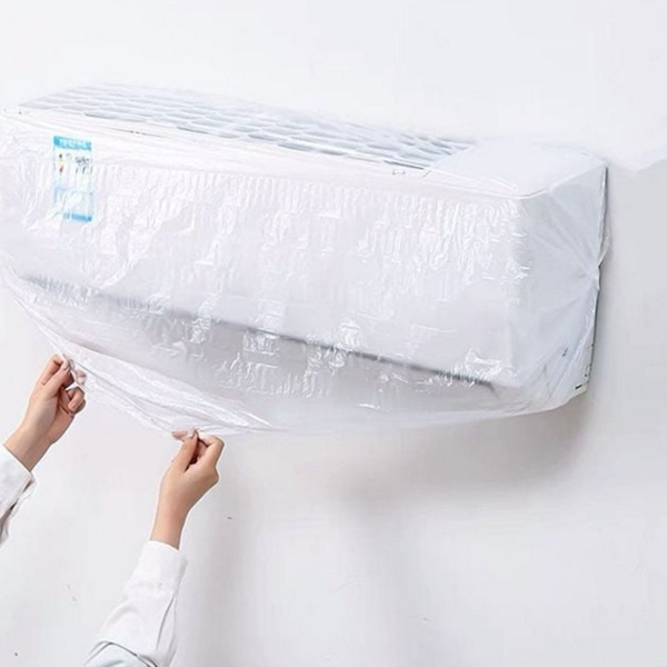 일회용 에어컨 커버 방진 에어컨 덮개 가정용 벽걸이 먼지 투명 - 상품 이미지