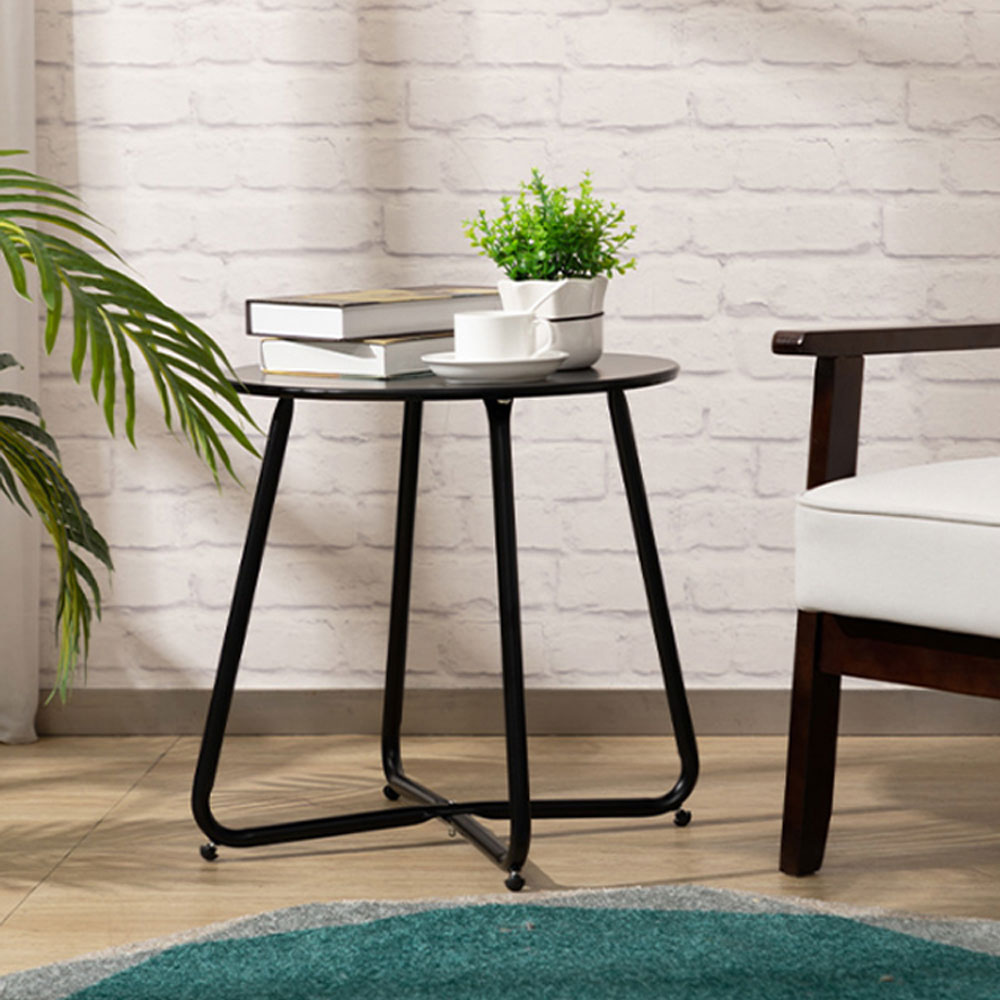 원형 사이드 미니 티 테이블