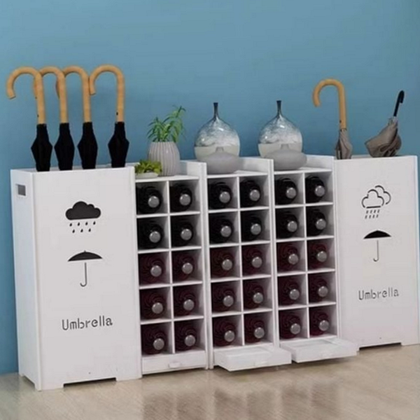 모던 모듈형 우산 꽂이 세련된 커넥트 우산 꽂이 빗물받이 물빠짐