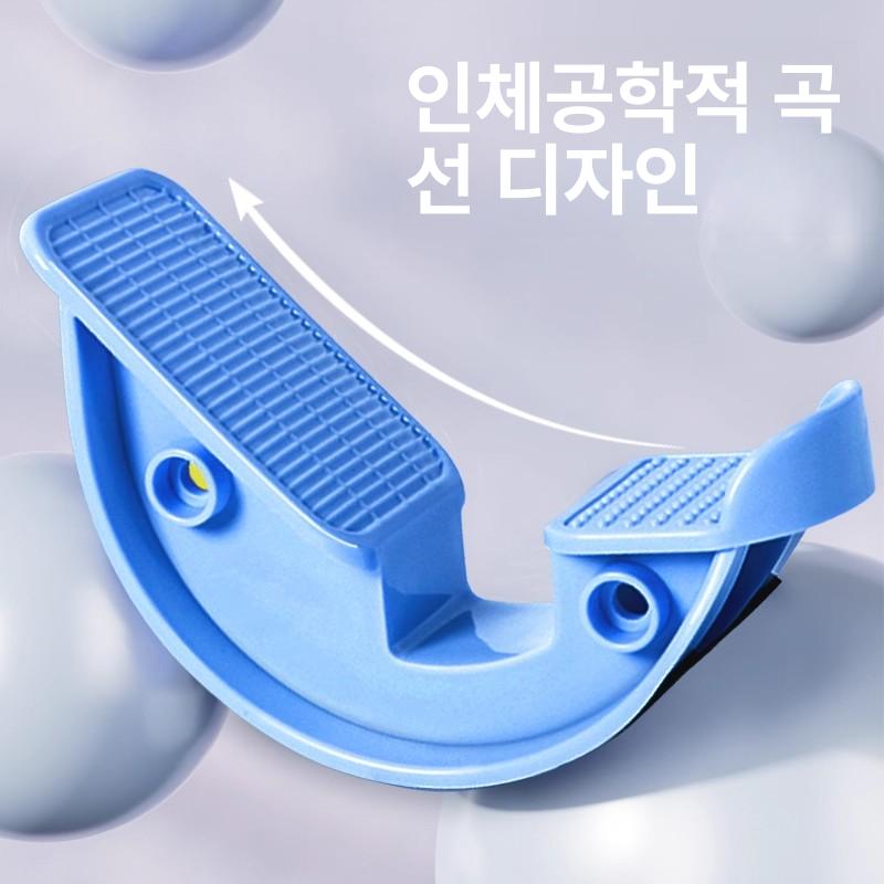 종아리 스트레칭 보드 다리 운동기구 레그릴렉서 발판 경사대 가정용 블루 1개 - 상세 이미지 3