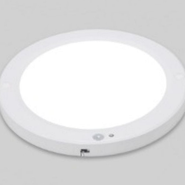 주광색 led 센서등 엣지 원형 센서등 8인치 현관 복도 - 상품 이미지