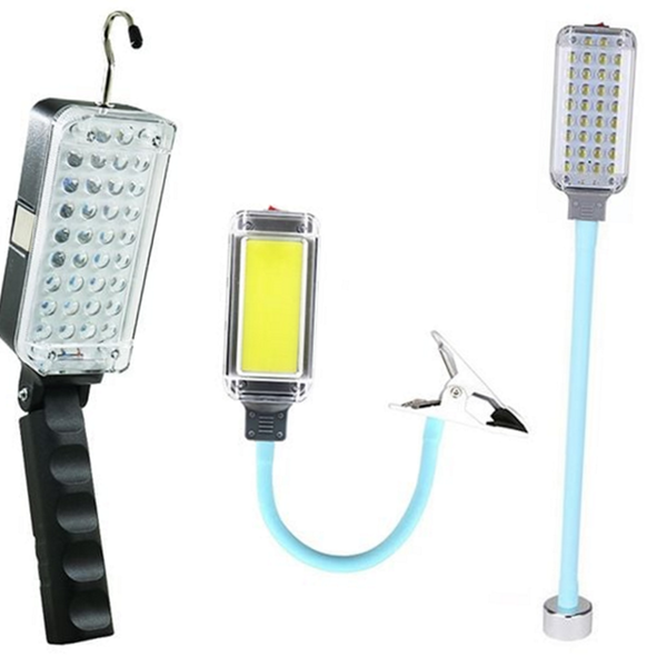 다용도 led 충전식 작업등 회전형 cob 작업등 손전등 자석 랜턴 - 메인 이미지
