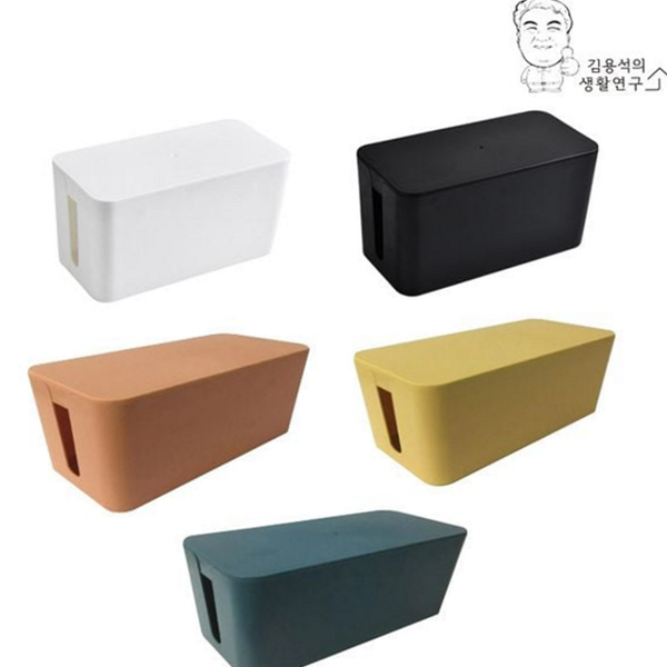 사무실 멀티탭 정리함 통풍 대형 멀티탭 정리함 선정리 보관함 - 메인 이미지