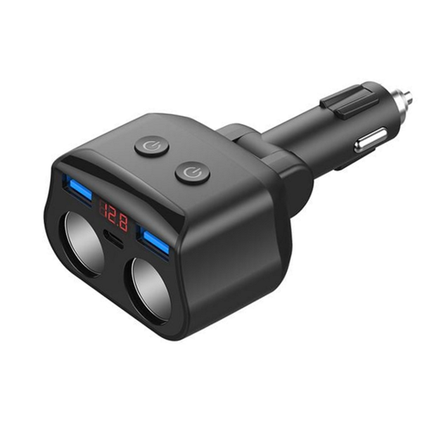 2구 차량용 고속 충전기 포트 차량용 멀티 충전기 USB PD - 메인 이미지