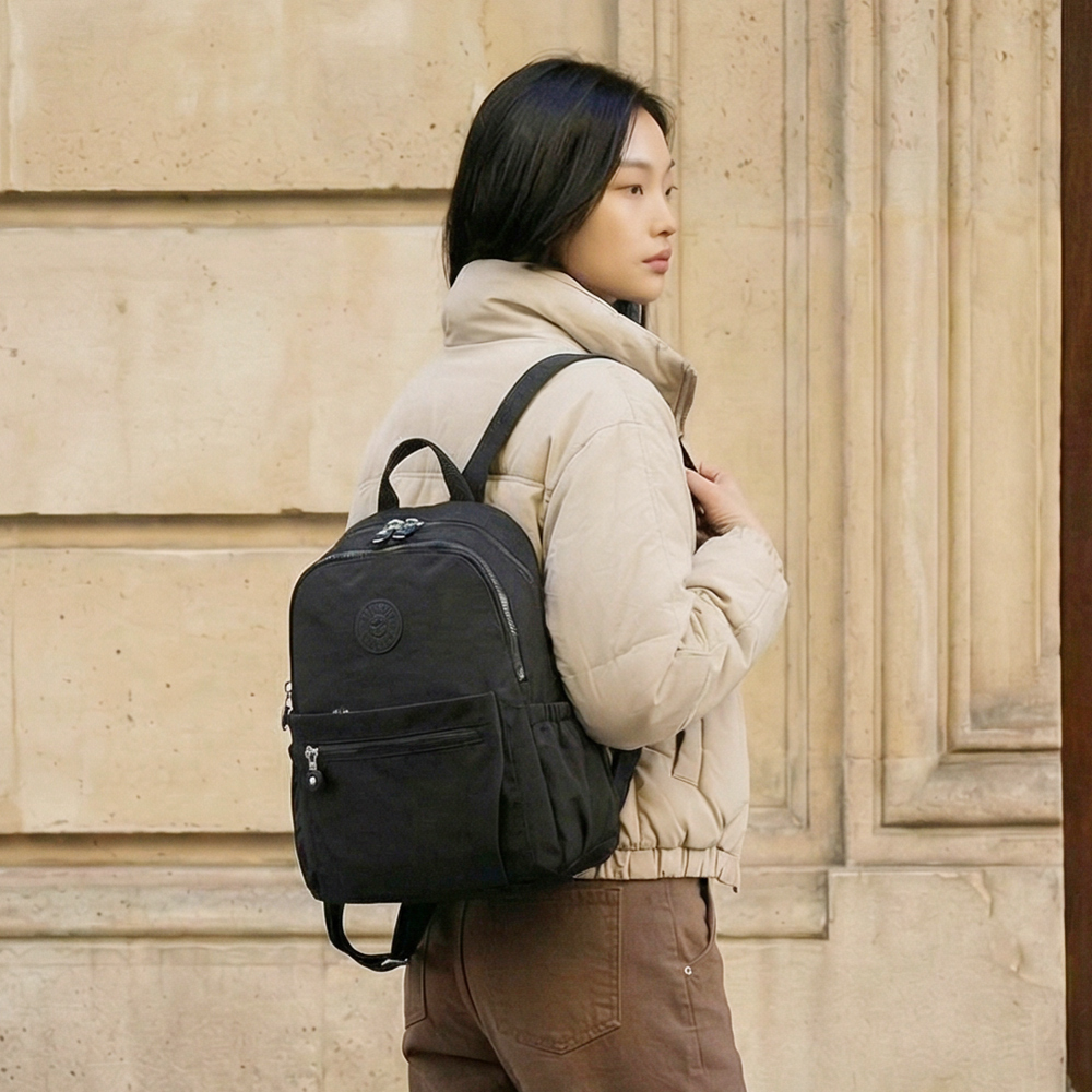 비에스한스 가벼운 여행용 나일론 여성 백팩 미니백팩